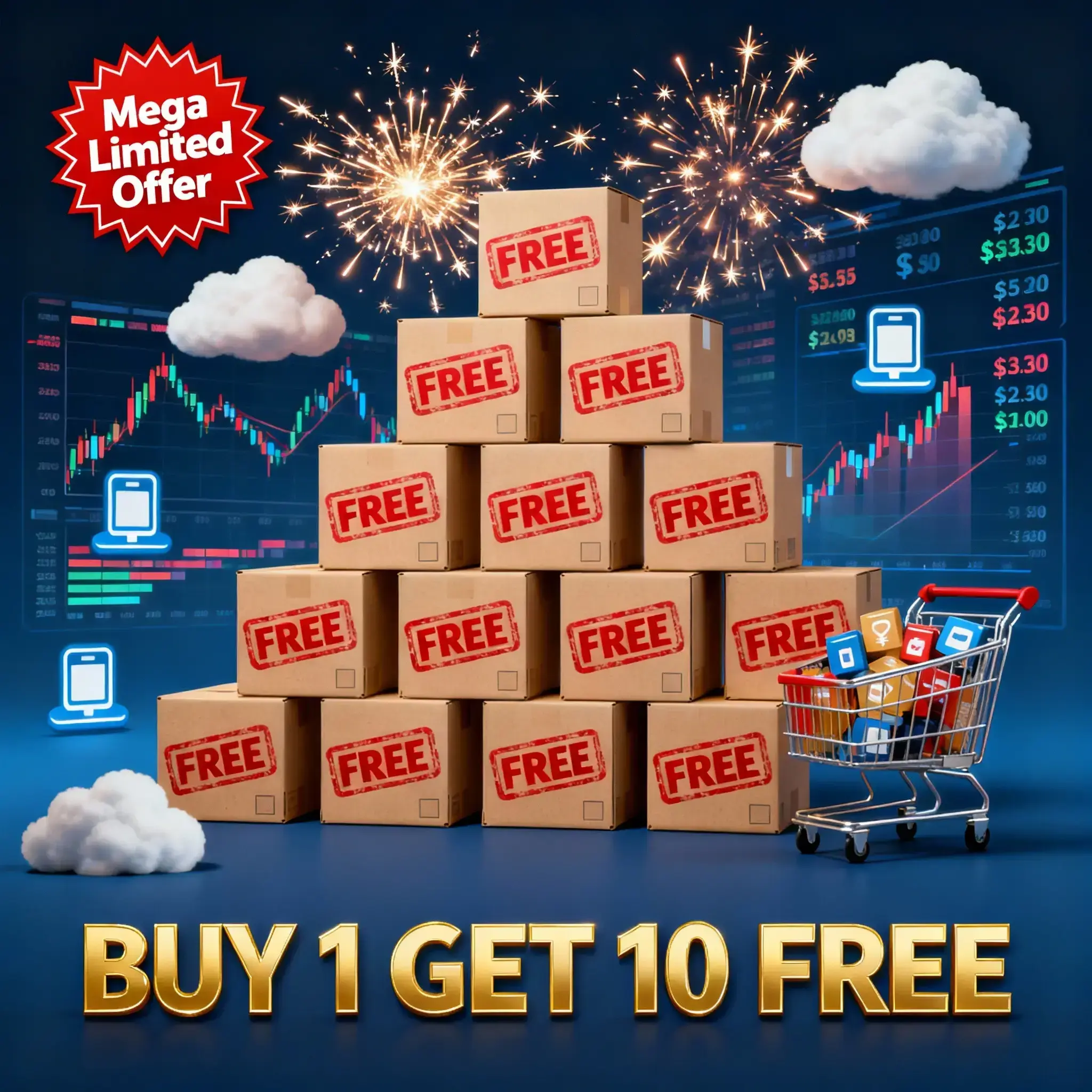 Buy 1 Get 10 Free Mega Offer - Download Any 10 Premium Trading Tools and Expert Advisors